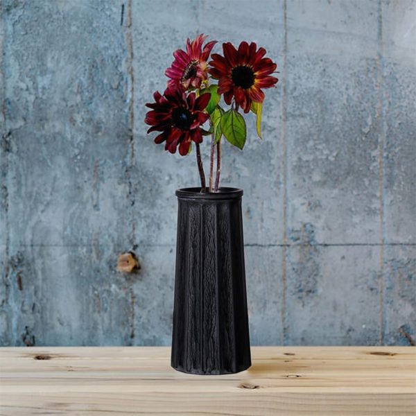 Bronze Vintage Vase, 10 Inches Antique Glass Vase Rustic European Unique Chic Style for Tabletop, Kitchen, Office, Living Room Decoration - Image 7