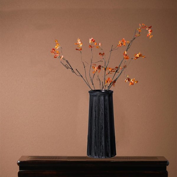 Bronze Vintage Vase, 10 Inches Antique Glass Vase Rustic European Unique Chic Style for Tabletop, Kitchen, Office, Living Room Decoration - Image 11